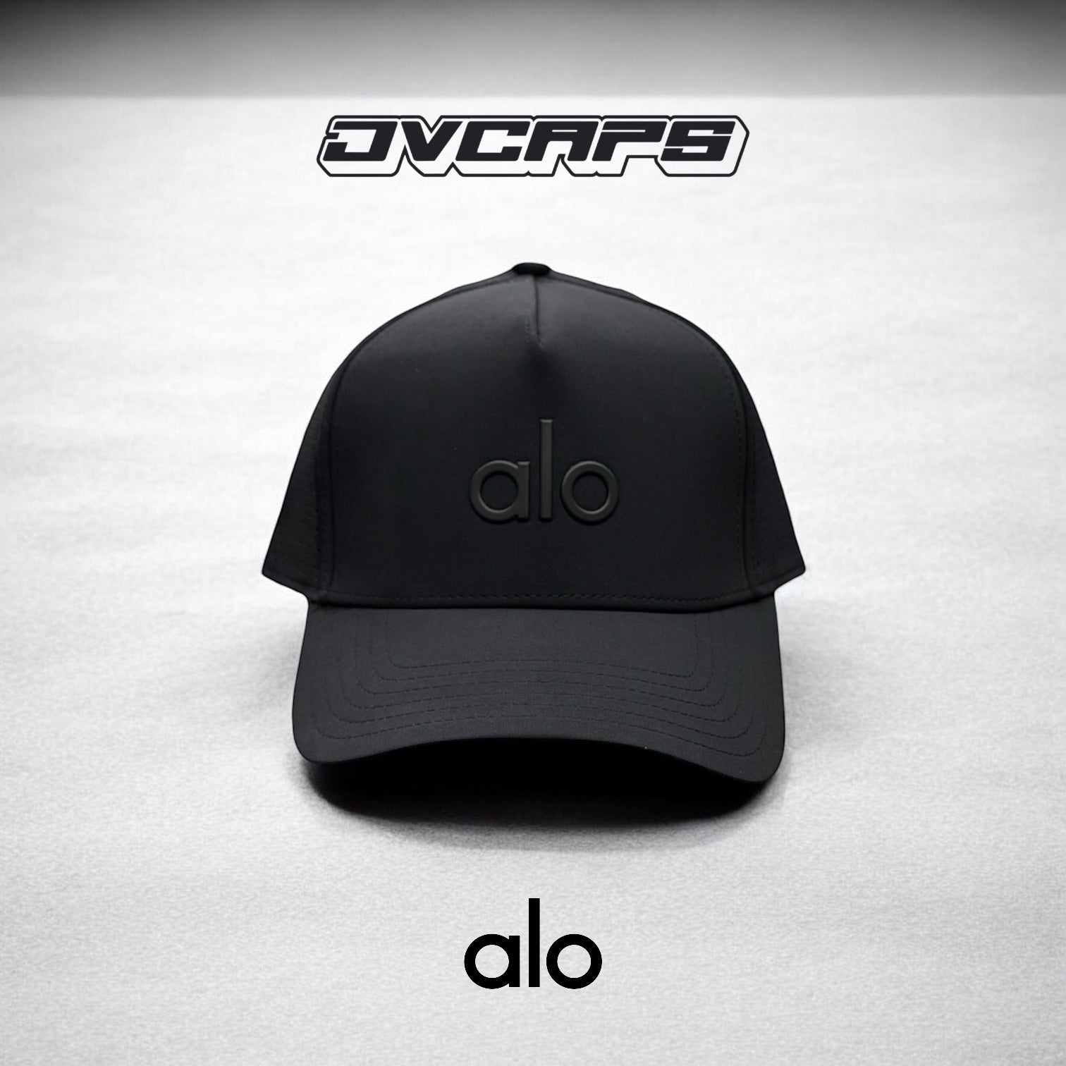 ALO CAP PERFORMANCE OFF-DUTY  BLACK/BLACK UNITALLA
