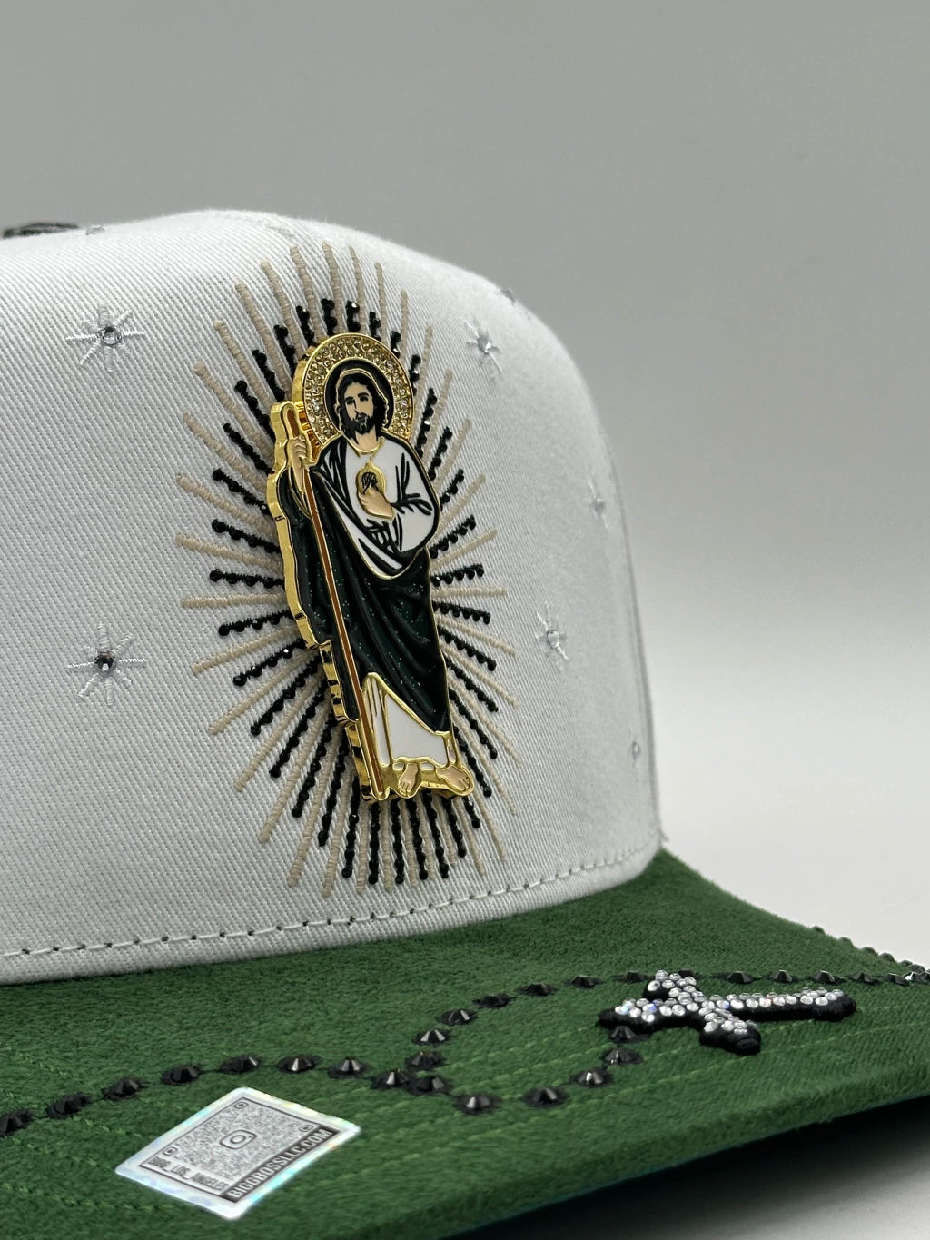 GORRA BIG BOSS SAN JUDAS BLANCO/VERDE