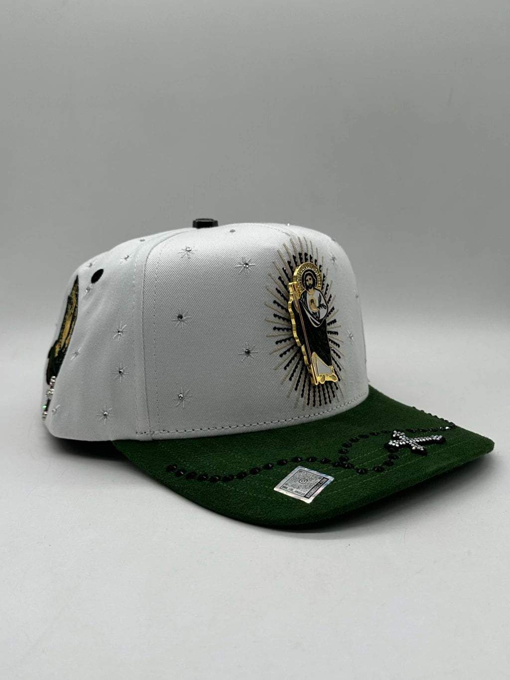 GORRA BIG BOSS SAN JUDAS BLANCO/VERDE