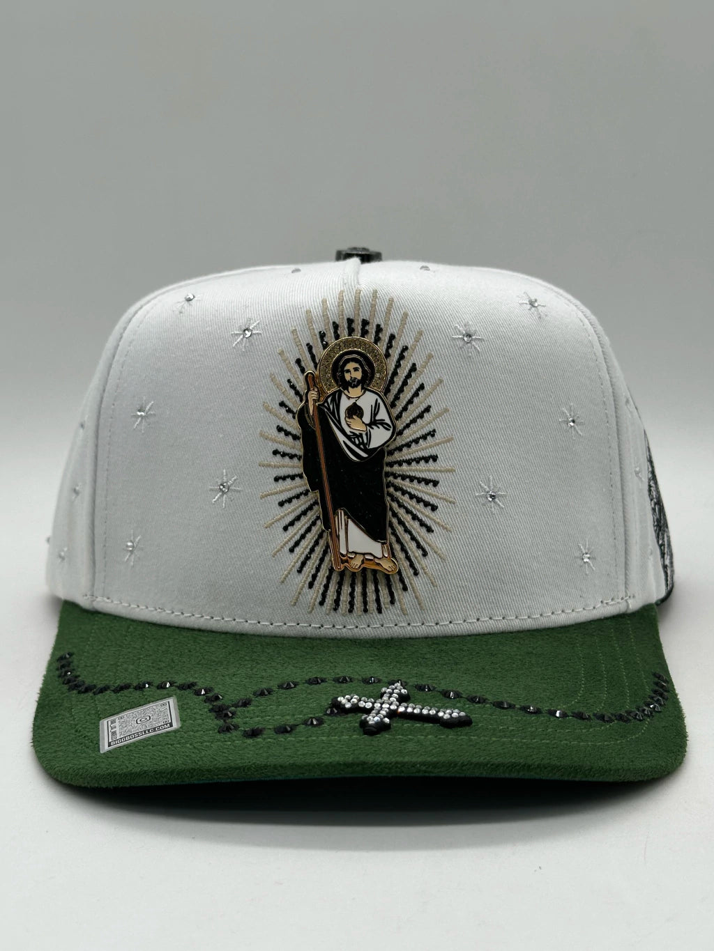 GORRA BIG BOSS SAN JUDAS BLANCO/VERDE