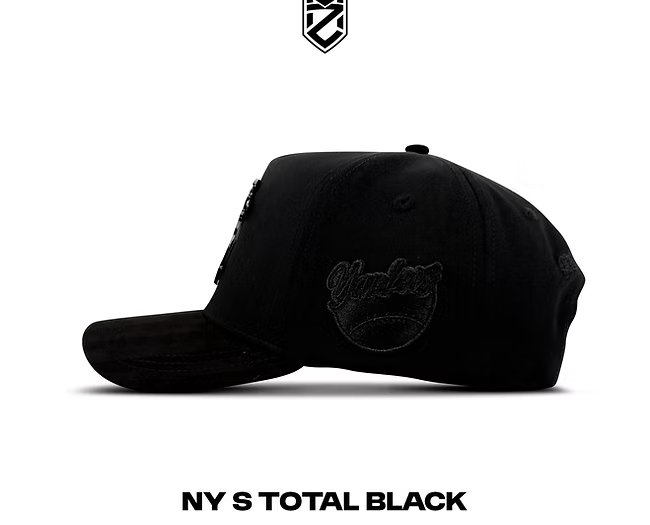 GORRA NY  TOTAL BLACK