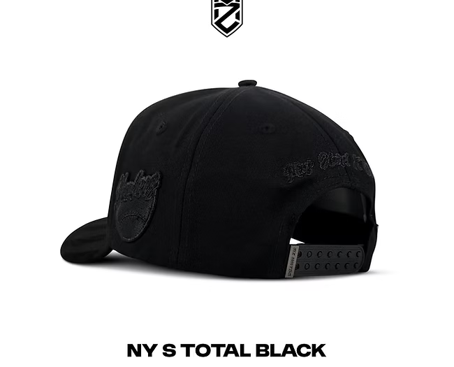 GORRA NY  TOTAL BLACK
