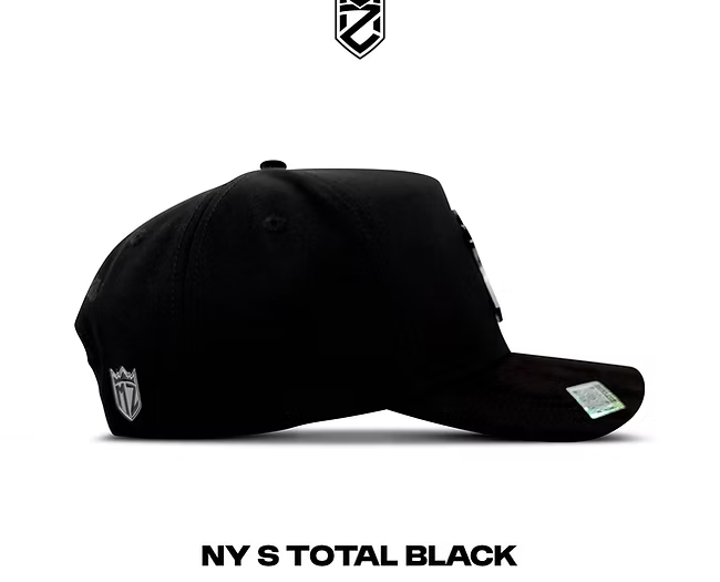GORRA NY  TOTAL BLACK