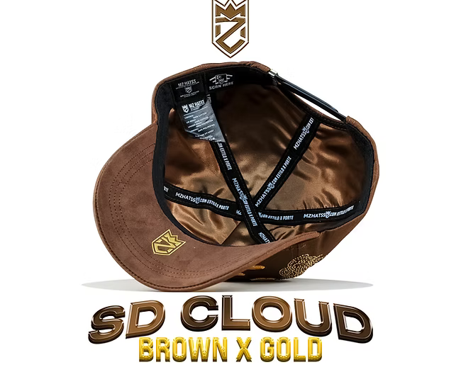 GORRA SD Cloud Brown x Gold