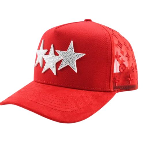 GORRA STAR HATS CLUB  TRIPLE RED STAR