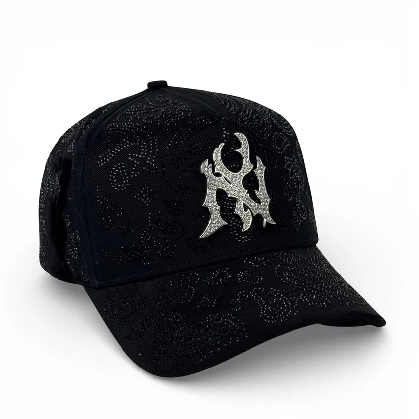 GORRA RICO HATS NY CRYSTALS BLACK