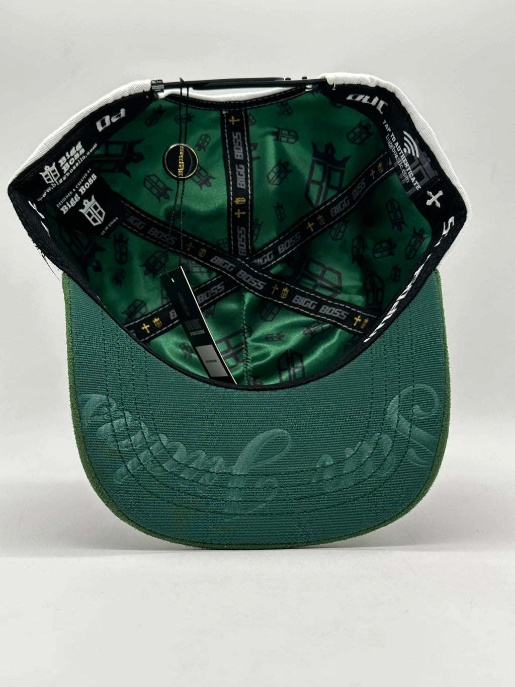 GORRA BIG BOSS SAN JUDAS BLANCO/VERDE