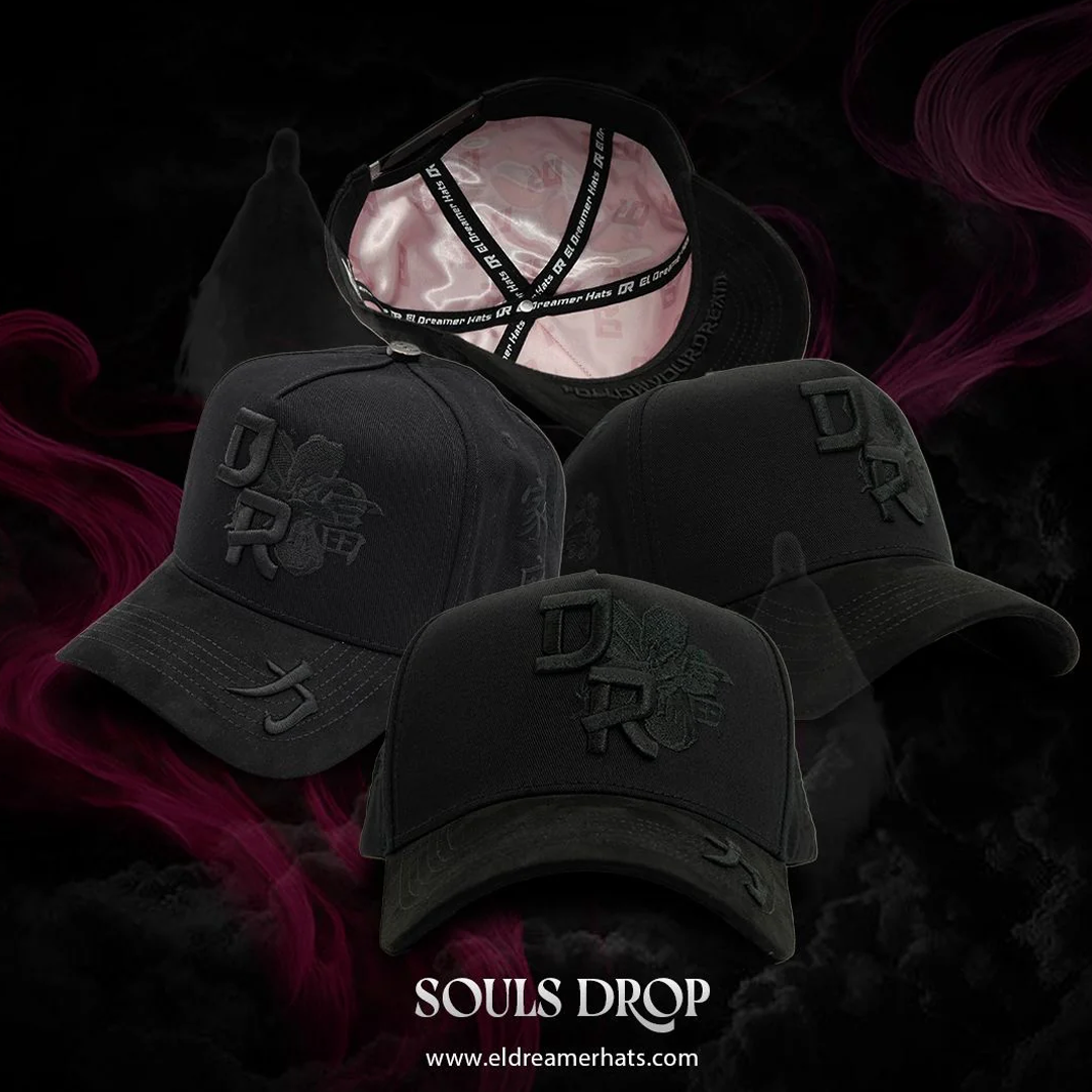 DREAMERS HAT - KANJI TOTAL BLACK