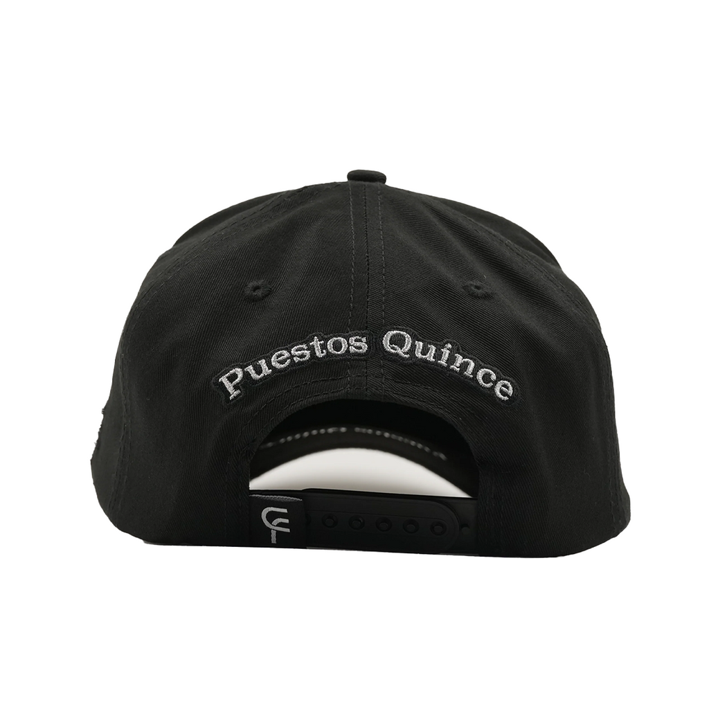 FLORENCE CAPS - PUESTOS QUINCE NEGRO GALLO PLATA