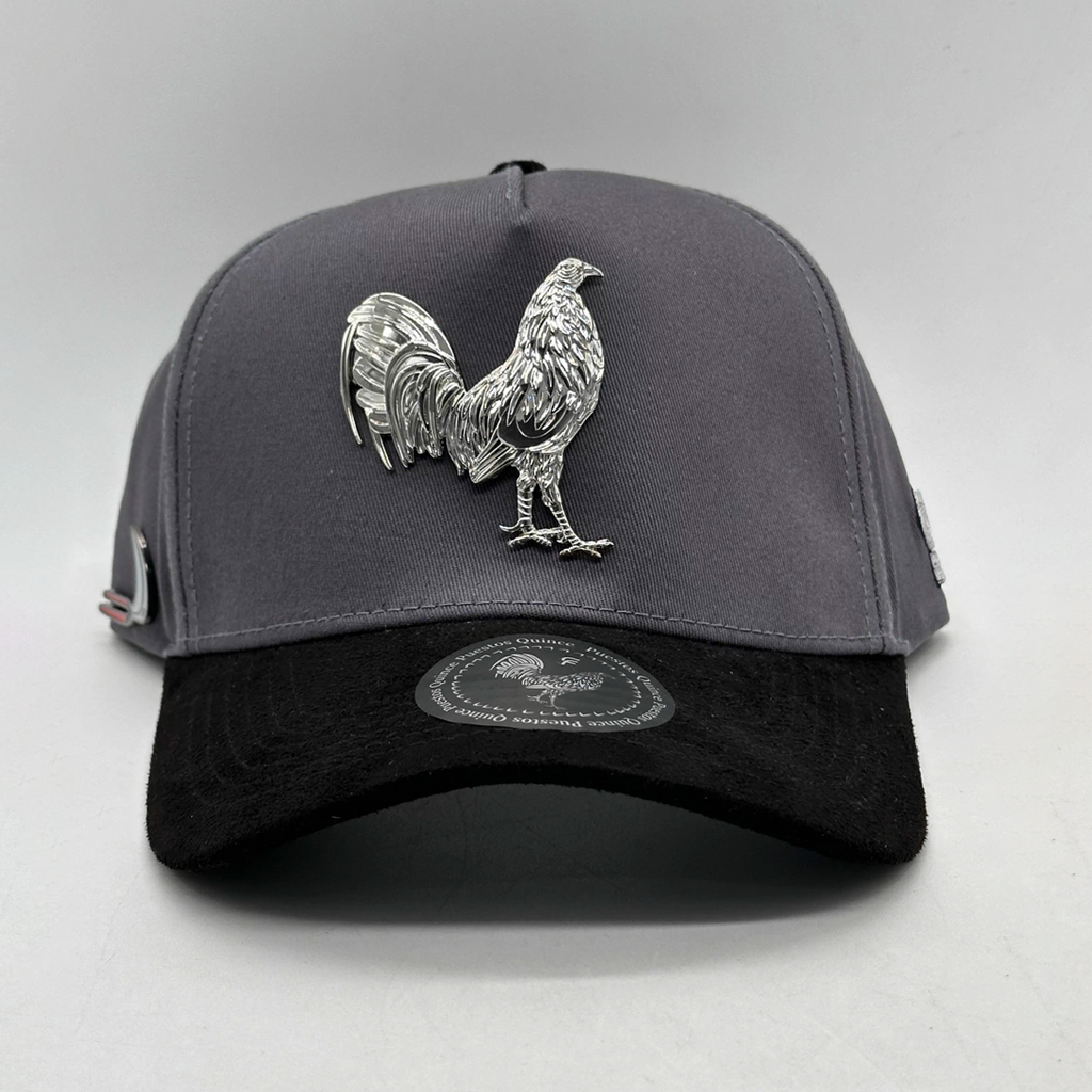 FLORENCE CAPS - PUESTOS QUINCE GRIS GALLO PLATA