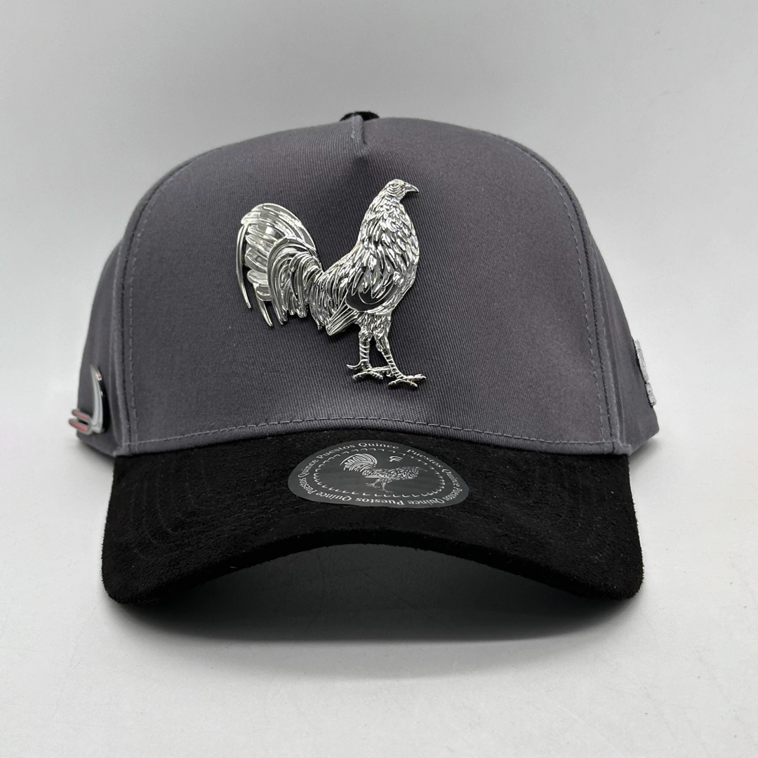 FLORENCE CAPS - PUESTOS QUINCE GRIS GALLO PLATA