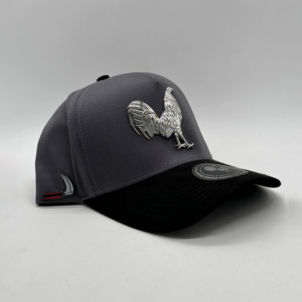 FLORENCE CAPS - PUESTOS QUINCE GRIS GALLO PLATA