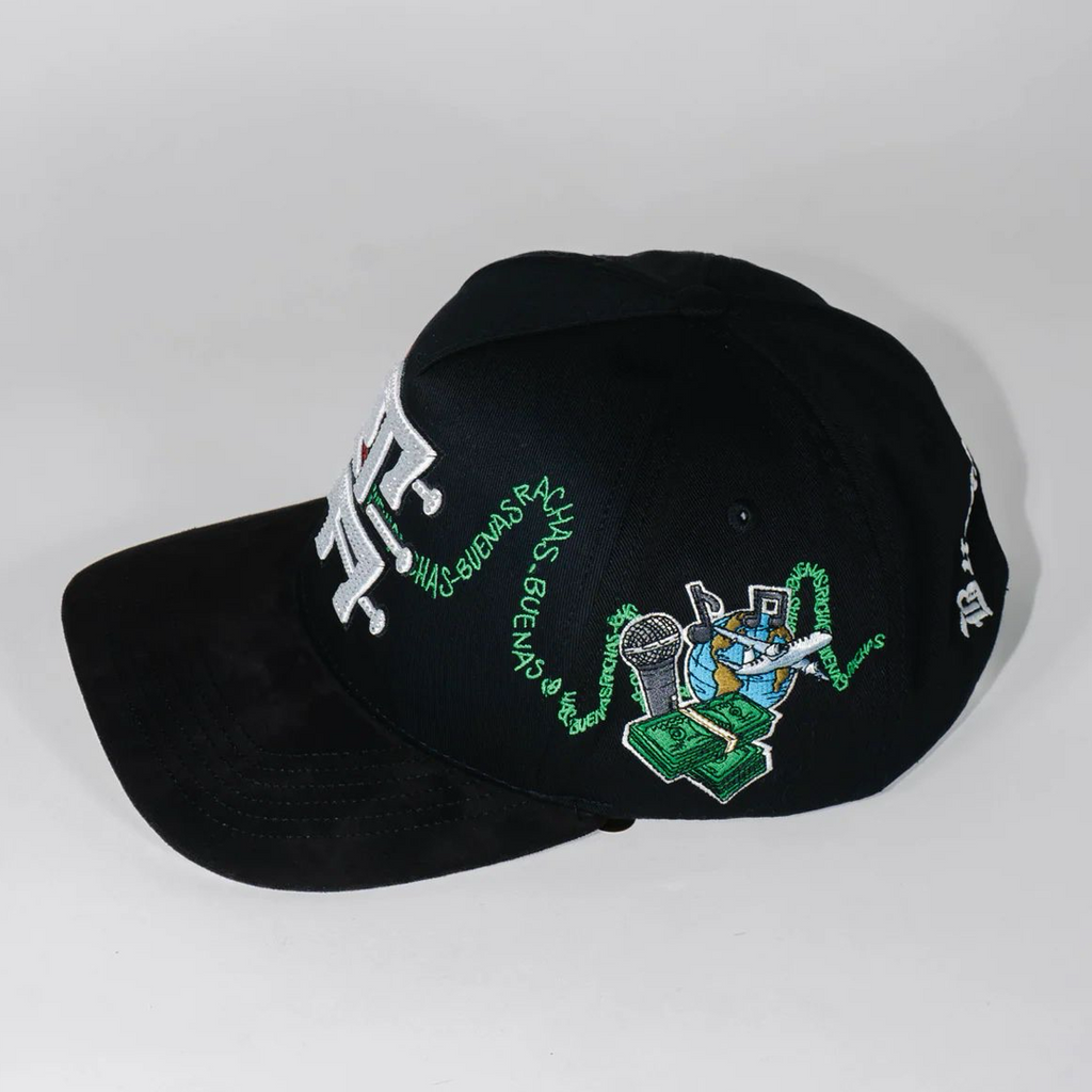 TOTO HATS - MALA-BUENA RACHA V.B.R (VERDE BLANCO Y ROJO) COLABORACION CON TONY AGUIRRE