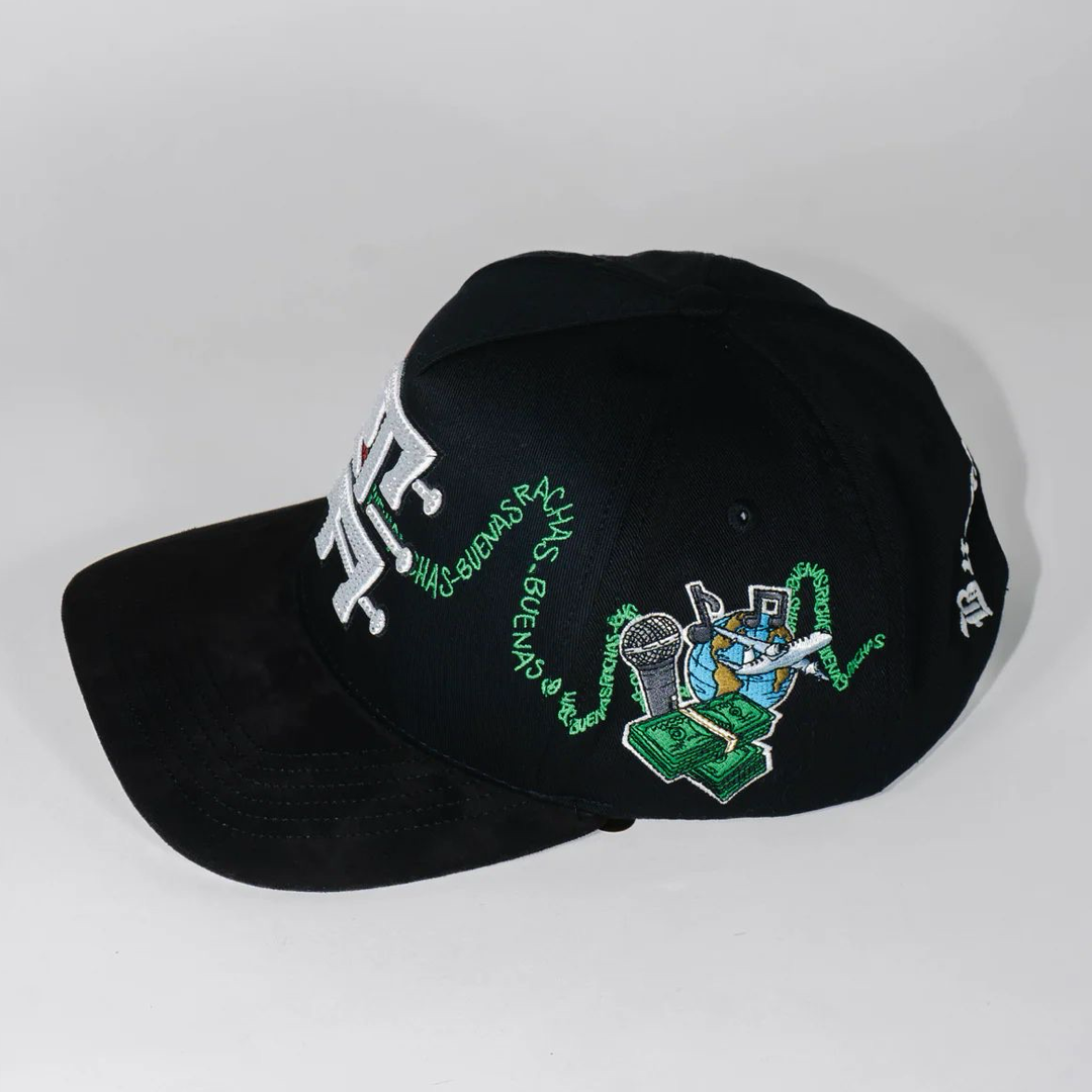 TOTO HATS - MALA-BUENA RACHA V.B.R (VERDE BLANCO Y ROJO) COLABORACION CON TONY AGUIRRE