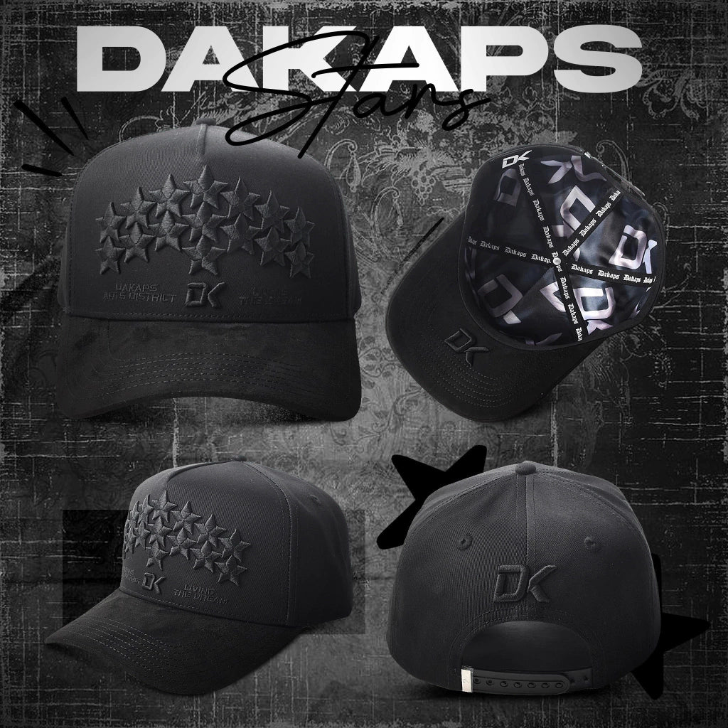 GORRA DAKAPS DK STARS BLACK