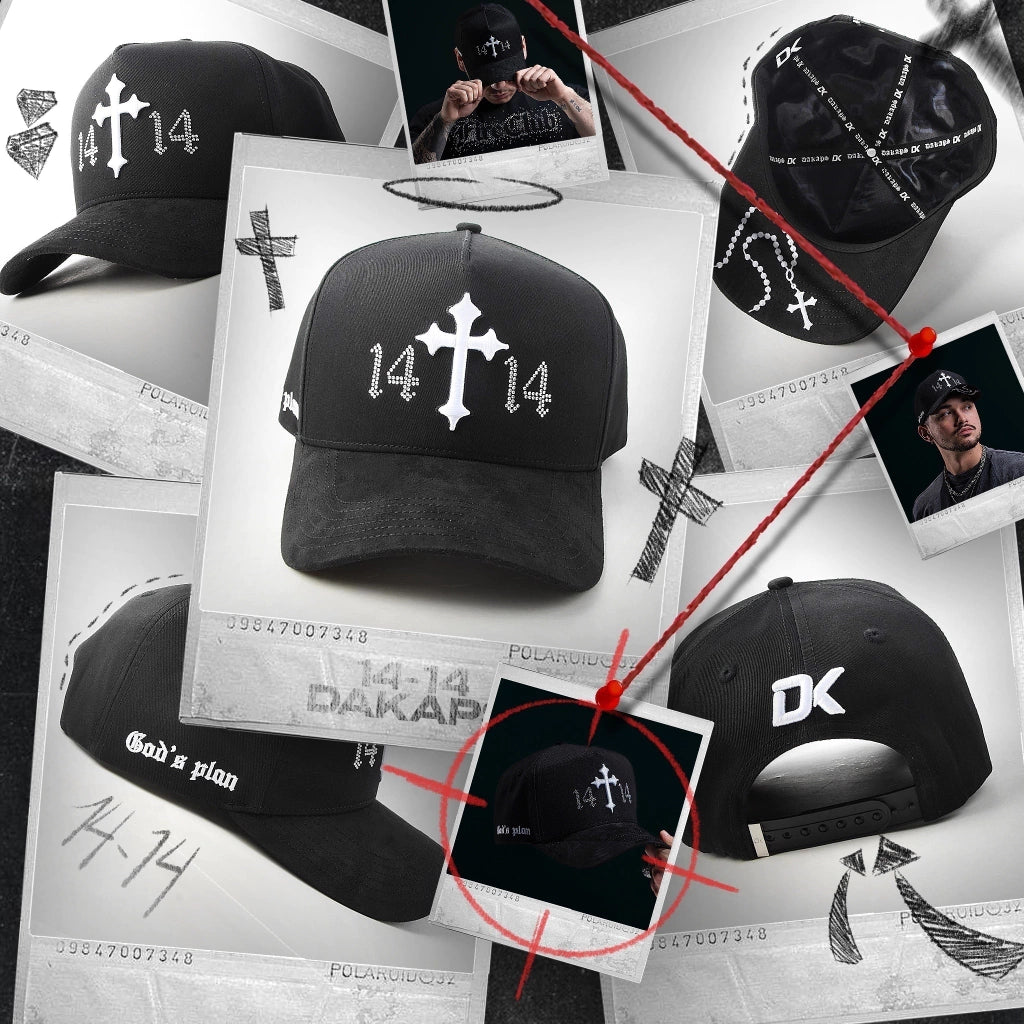 GORRA DAKAPS 14 - 14 BLACK WHITE
